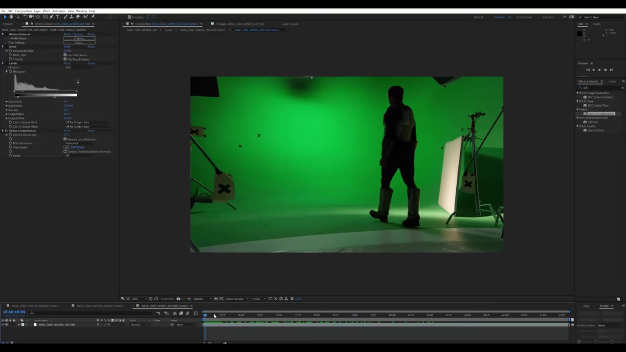 Understand the footage. Workflow still from Aaron’s VFX Crash Course overview