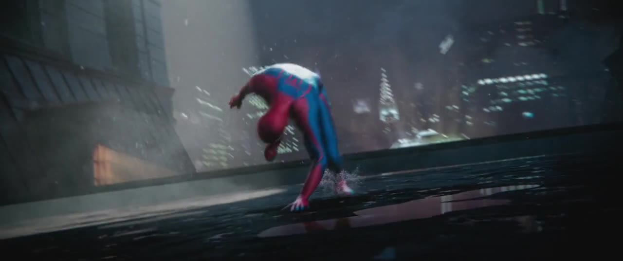 Cinematic Spiderman — The cinematic shot.